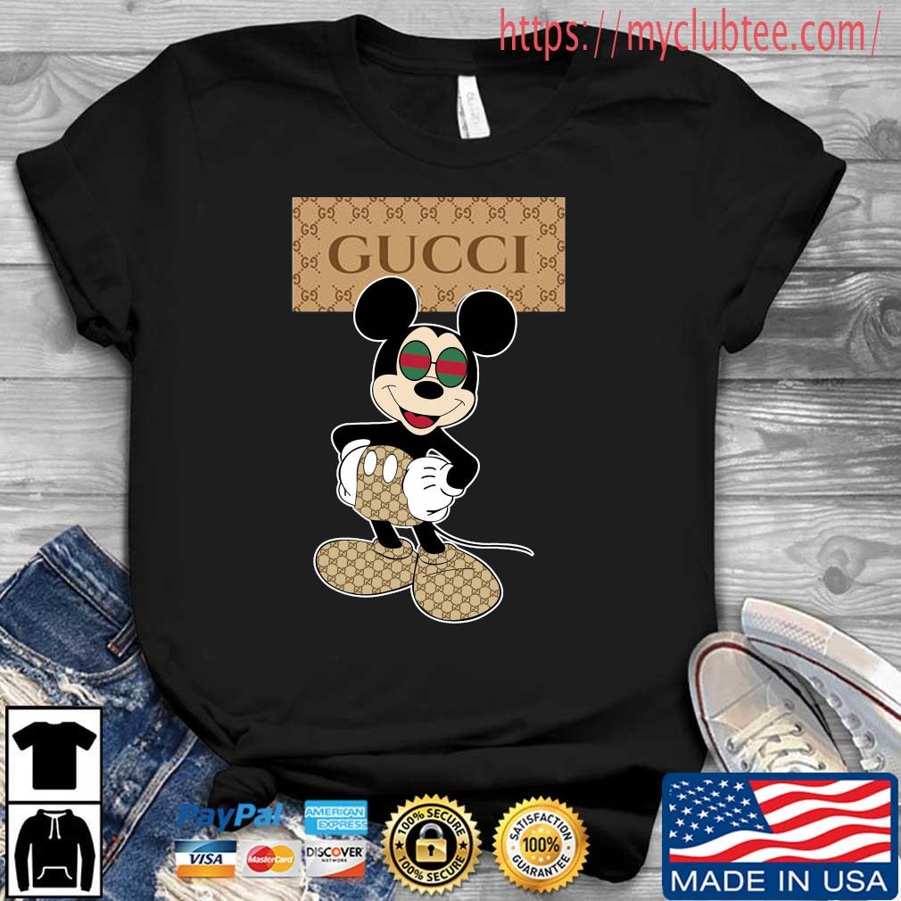 mickey mouse gucci shirt