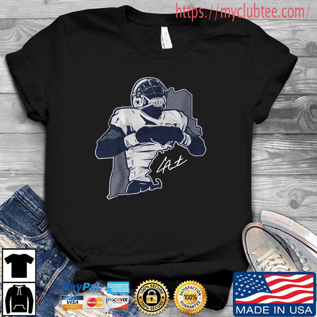 Cam Newton Dab Dance Cute with Son Tribute T-Shirt White 100% Cotton S-XL Size