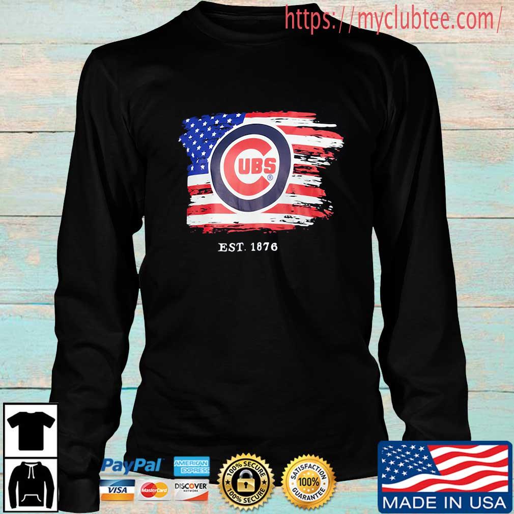 Chicago Cubs 4th Of July American Flag Est 1876 Shirt, hoodie, sweater,  long sleeve and tank top