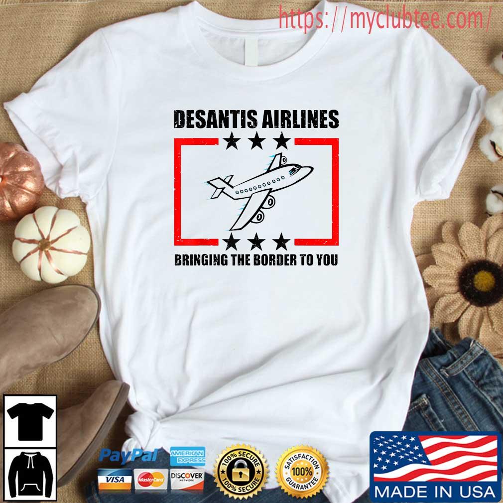DeSantis Airlines Political Meme DeSantis T-Shirt