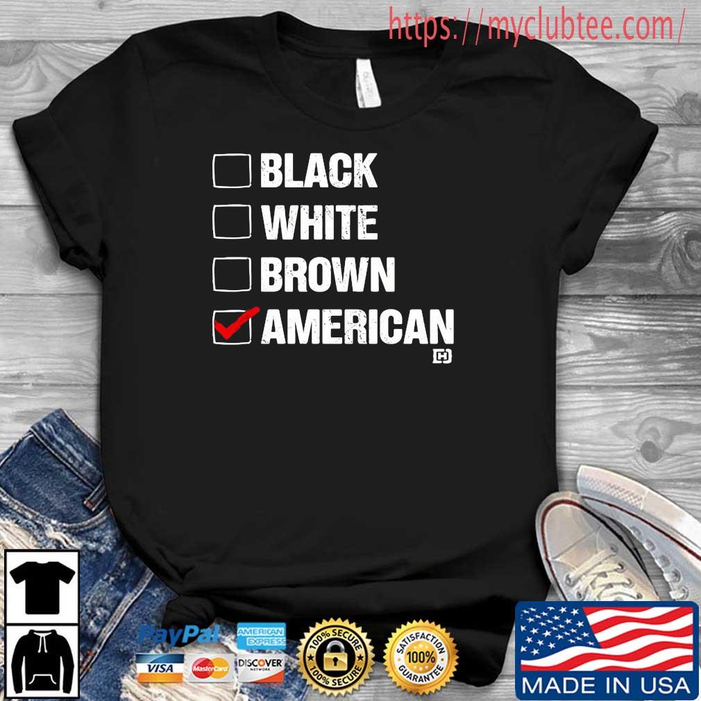Black White Brown American Shirt