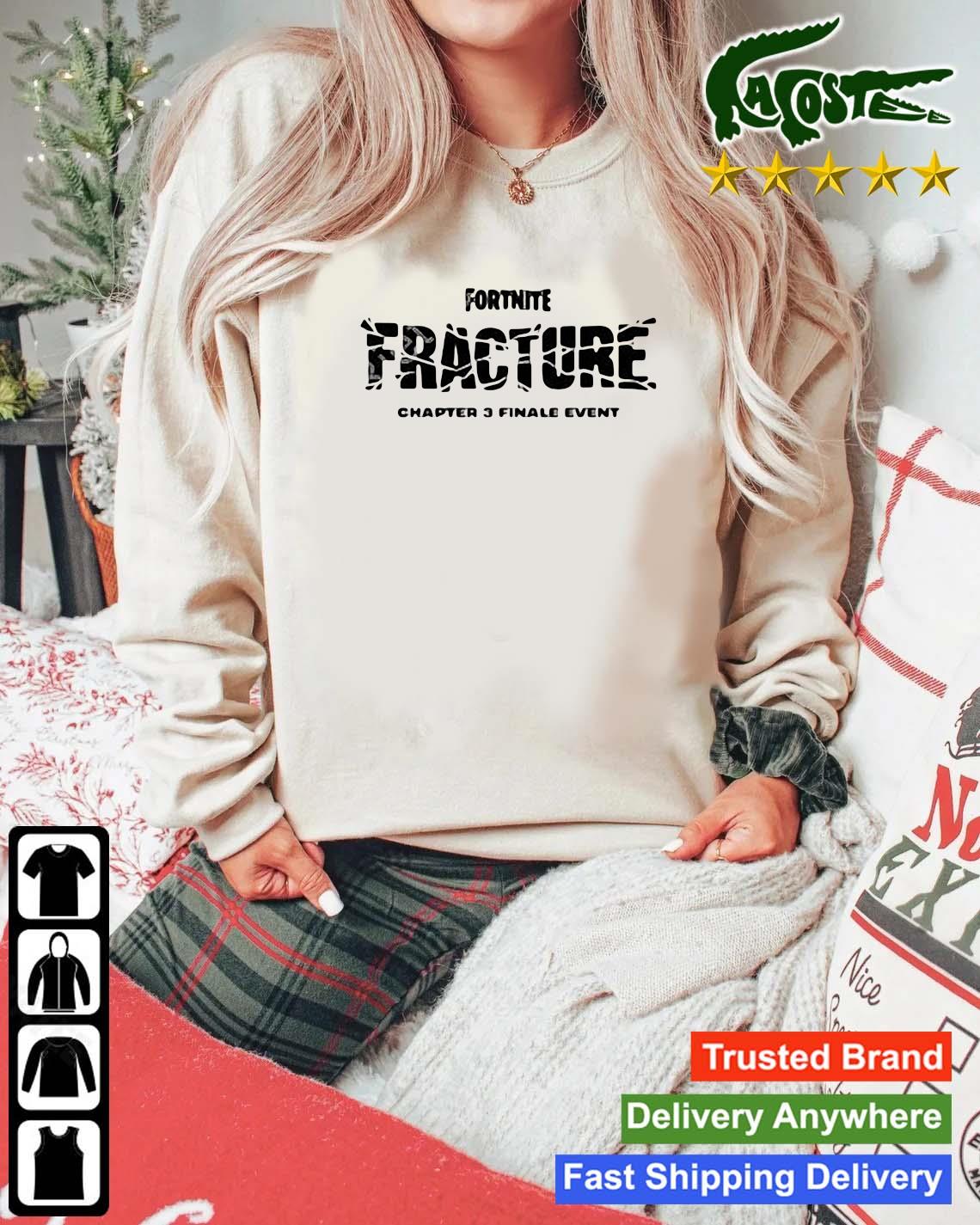 Fortnite Fracture Chapter 3 Finale Event Long Sleeves T Shirt Mockup Sweater