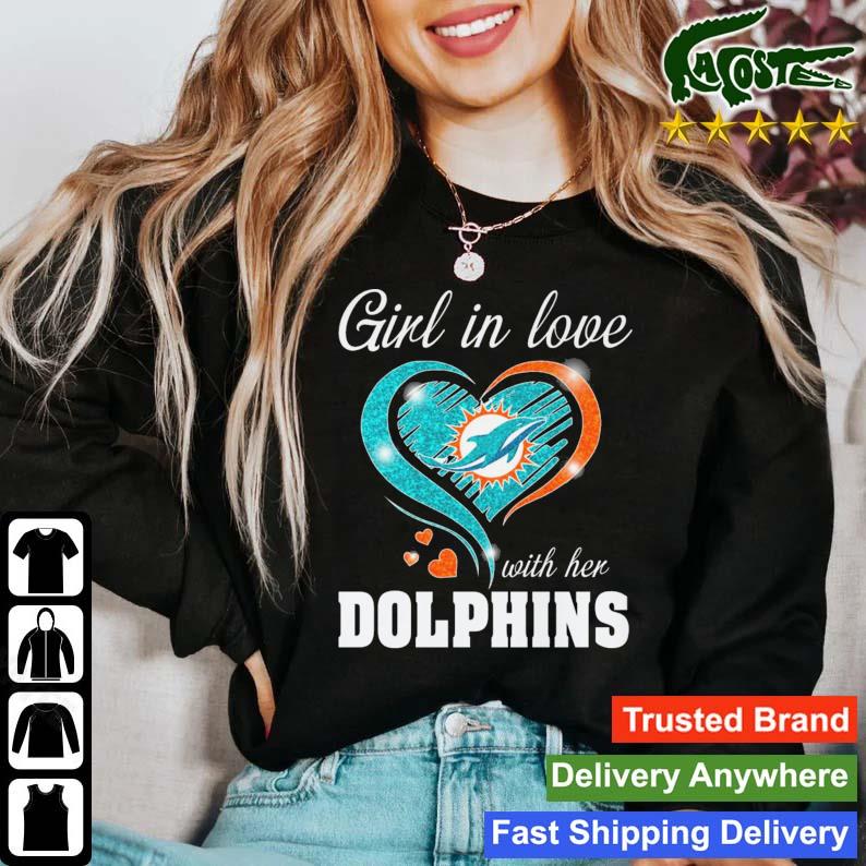 Get In Love With Her Miami Dolphins Shirt