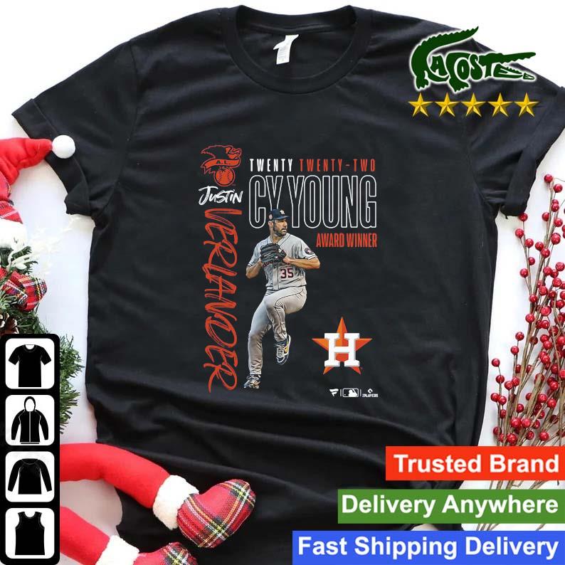 Houston Astros Justin Verlander Twenty Twenty-two Cy Young Award Winner Al Long Sleeves T Shirt Shirt