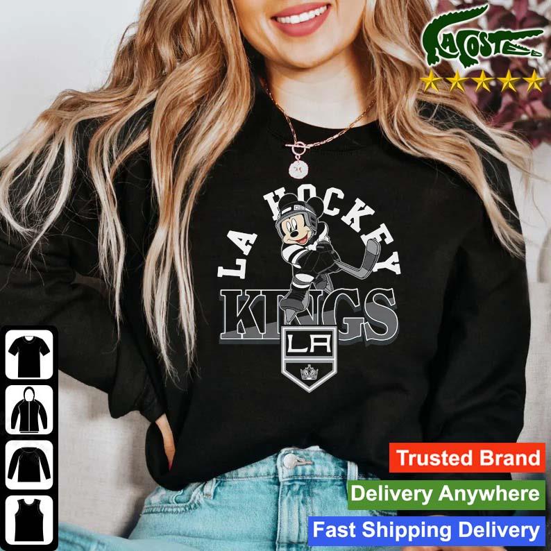 Mickey Mouse Los Angeles Kings Toddler Putting Up Numbers Long Sleeves T Shirt