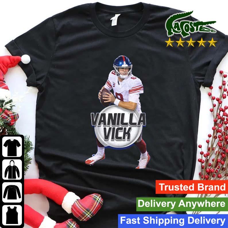 New York Giants Vanilla Vick Football Long Sleeves T Shirt Shirt