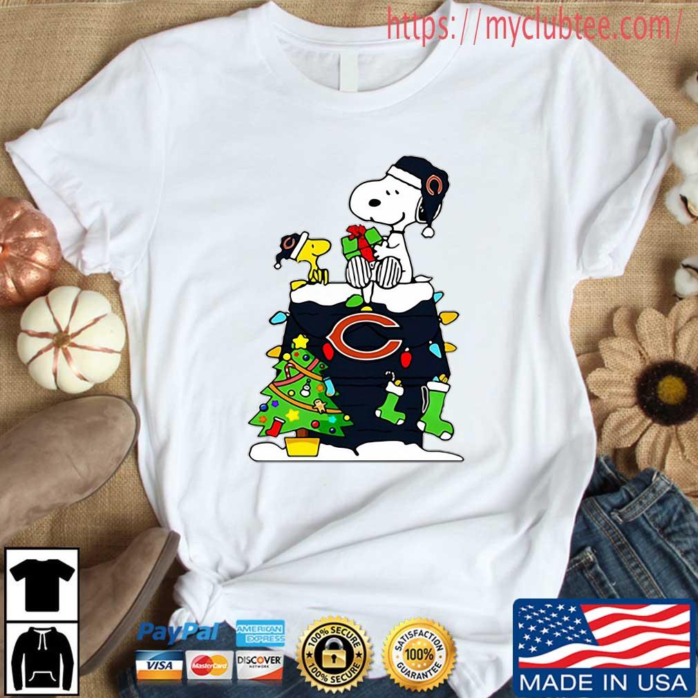 NFL Chicago Bears Snoopy And Woodstock Christmas Sweater
