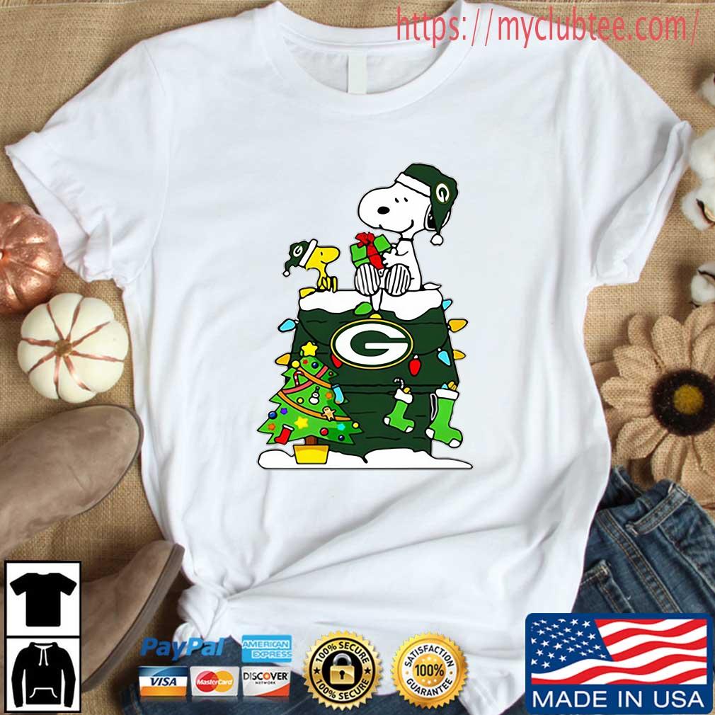 NFL Green Bay Packers Snoopy And Woodstock Christmas Sweater