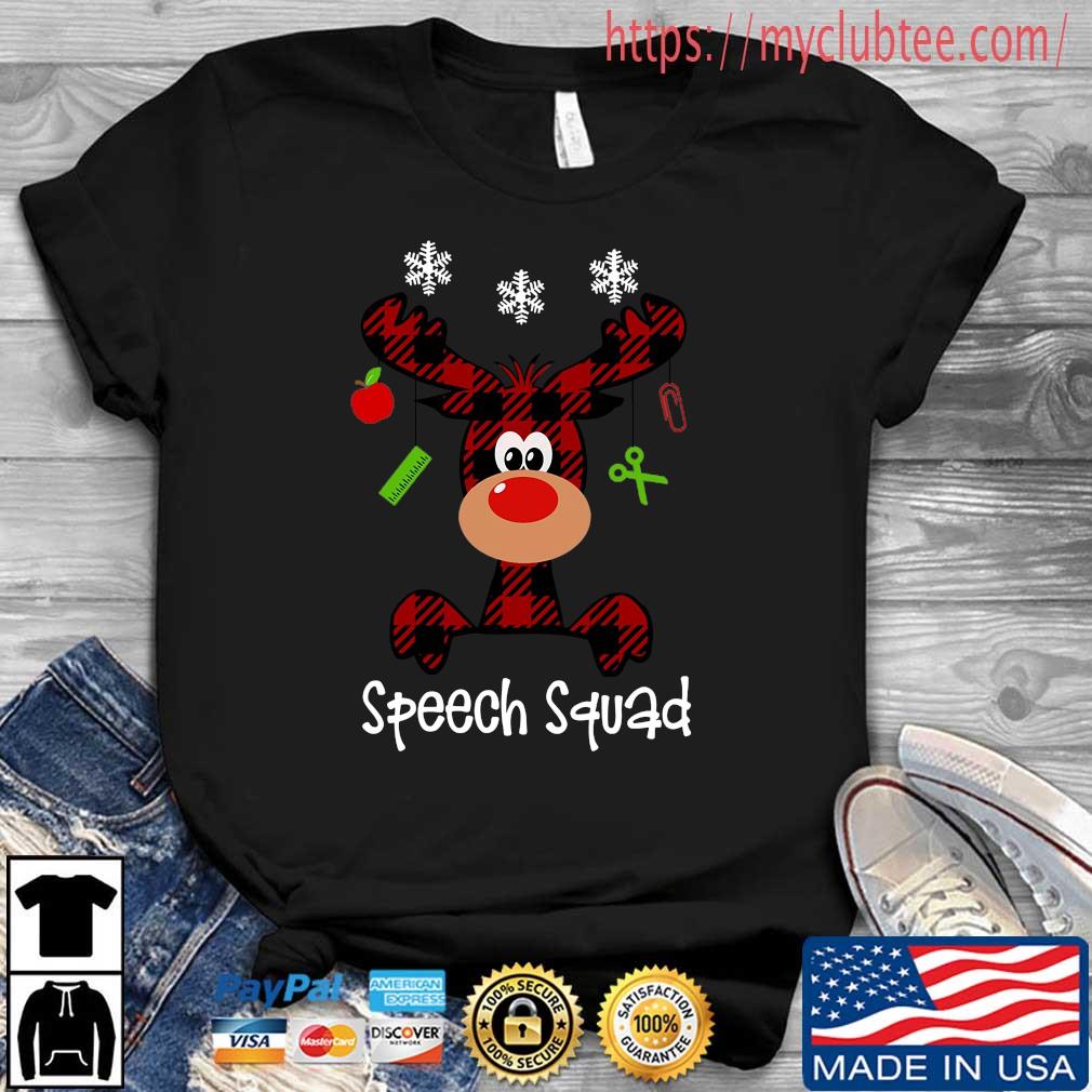 Reindeer Speech Squad Merry Christmas 2022 shirt