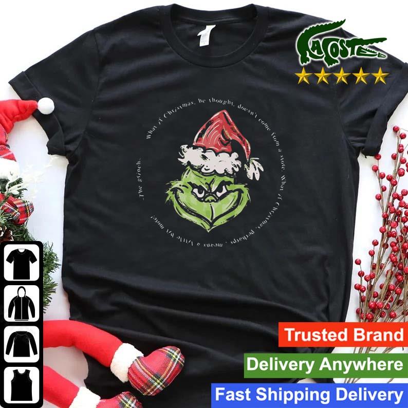 Santa Grinch Christmas 2022 Long Sleeves T Shirt Shirt