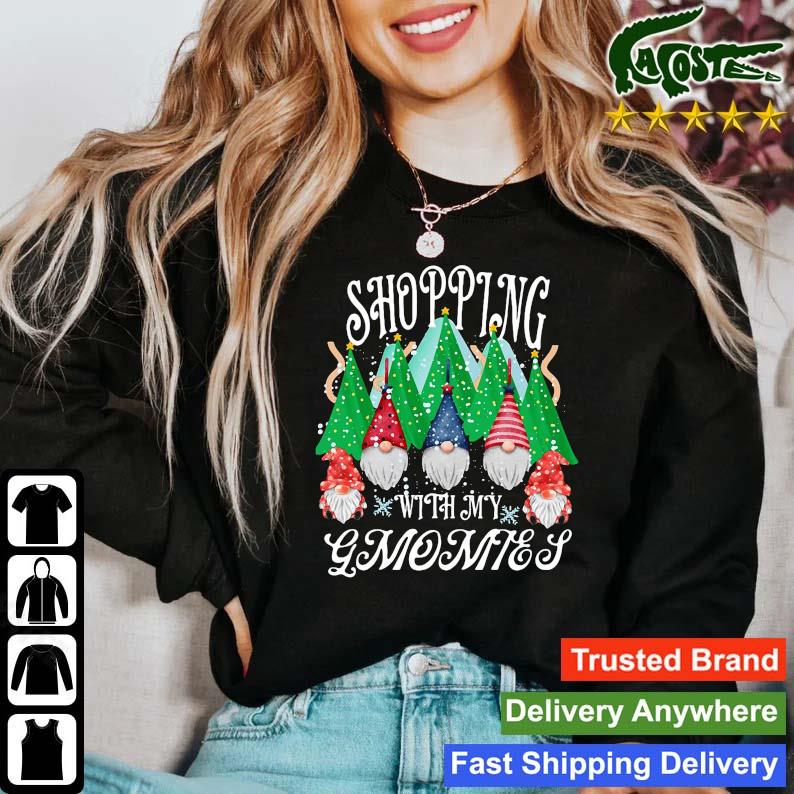 Shopping With My Gnomies Christmas Long Sleeves T Shirt