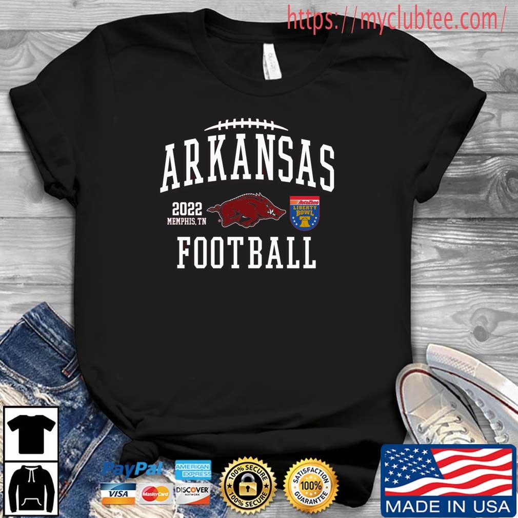 Arkansas Razorbacks 2022 Memphis TN Football shirt