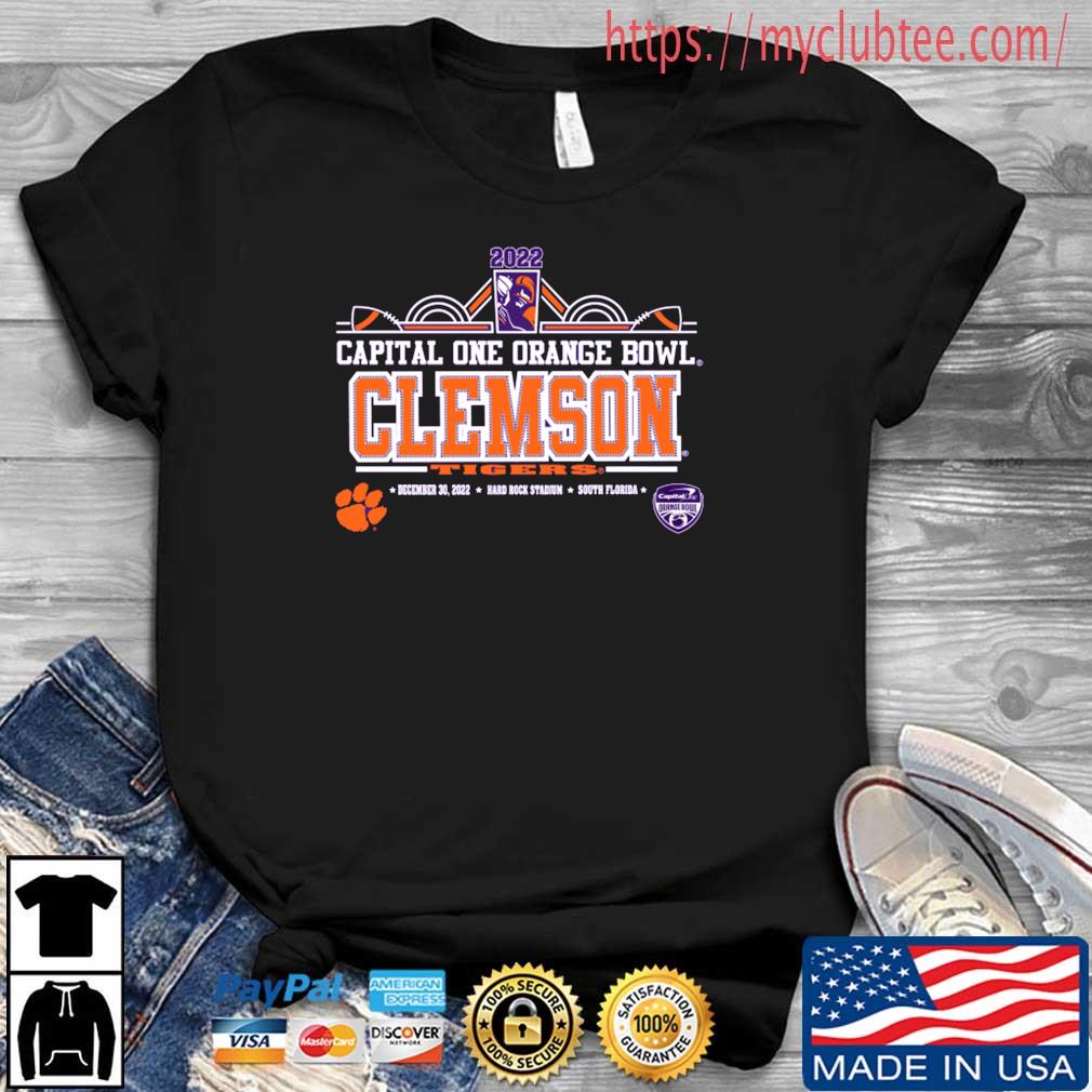 Clemson Tigers 2022 Capital One Orange Bowl 2022 shirt