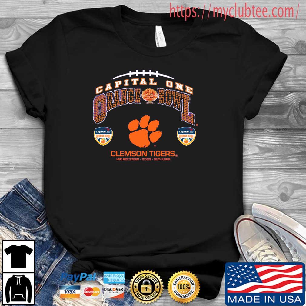 Clemson Tigers Capital One Orange Bowl Hard Rock Stadium 2022 shirt