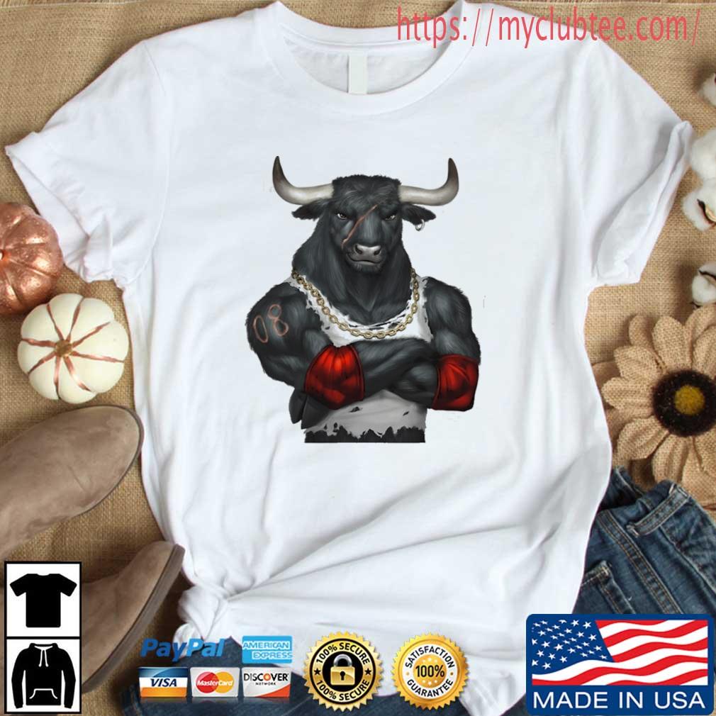 Cool Gym Buffalo Ox Red Bull Taurus Fitness Workout Exercise Shirt