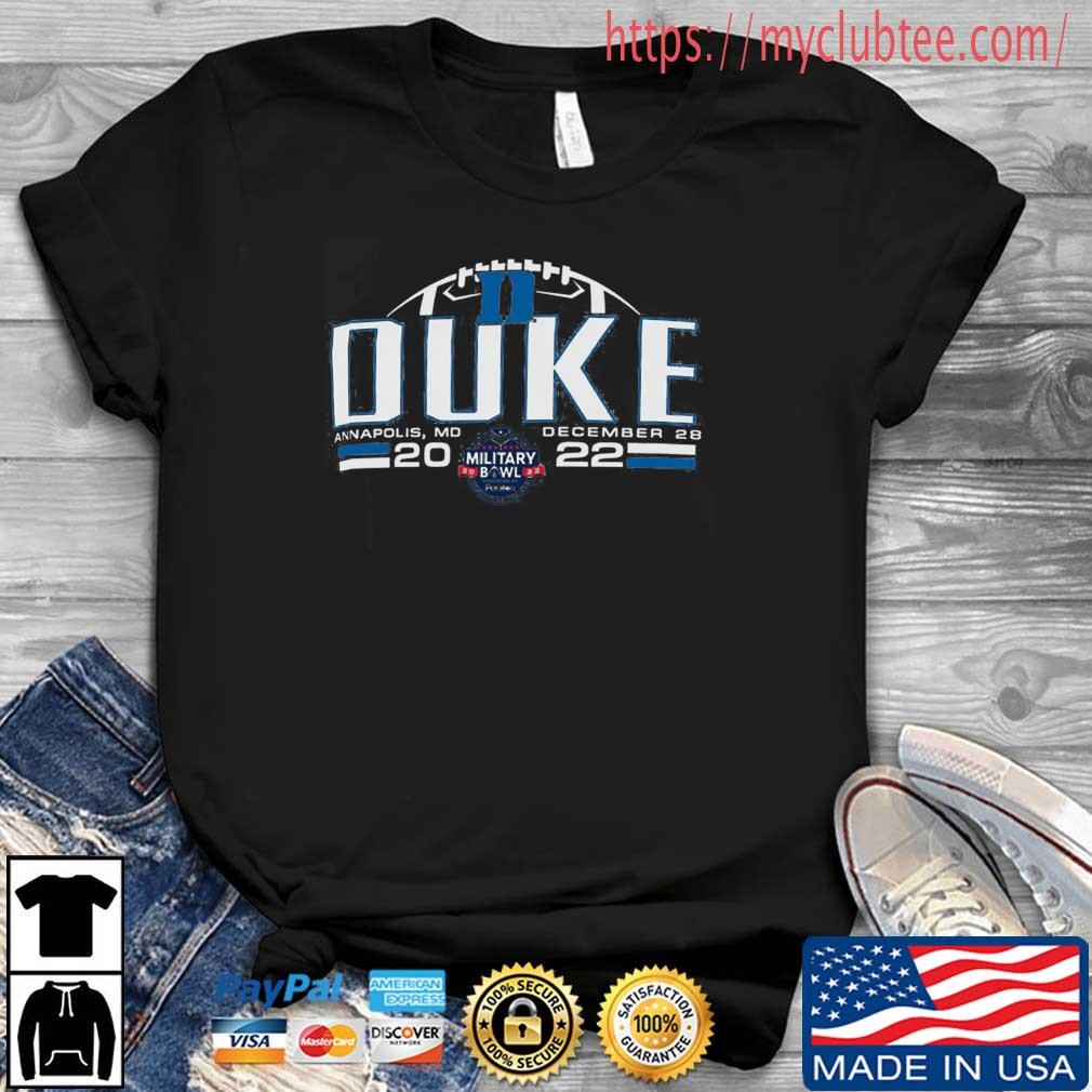 Duke Blue Devils Military Bowl Annapolis MD December 28 2022 Shirt