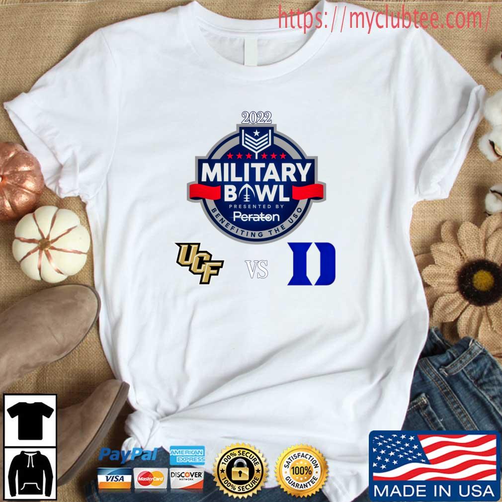 Duke Blue Devils Vs UCF Knights 2022 Military Bowl Presented By Peraton Benefiting The USO Shirt