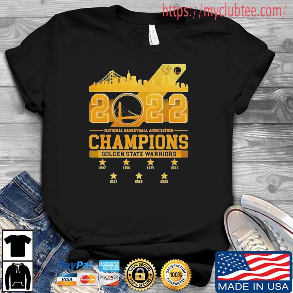 Golden State Warriors 2022 National Basketball Association Champions 1947-2022 Shirt