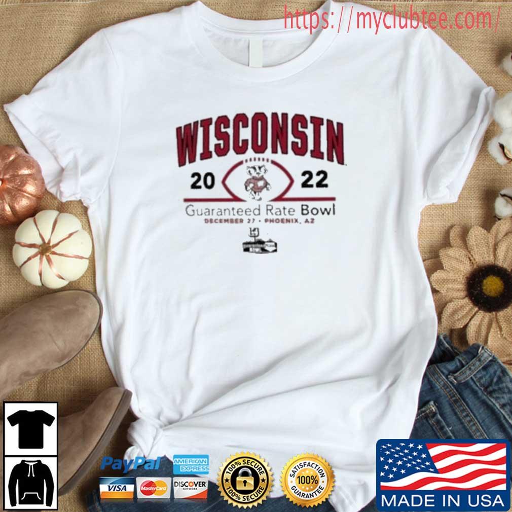 Guaranteed Rate Bowl December 27 2022 Wisconsin Badgers Logo Shirt