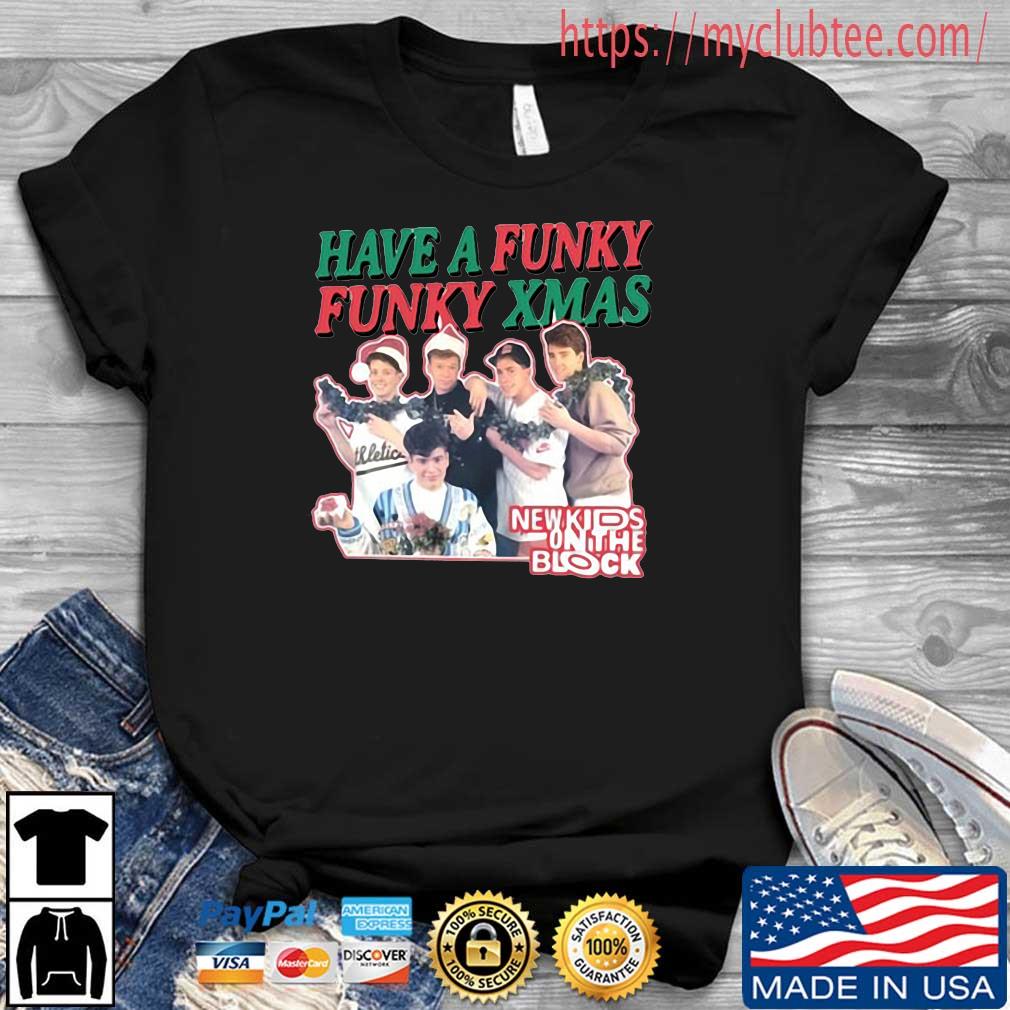 New Kids On The Block Have A Funky Christmas Shirt