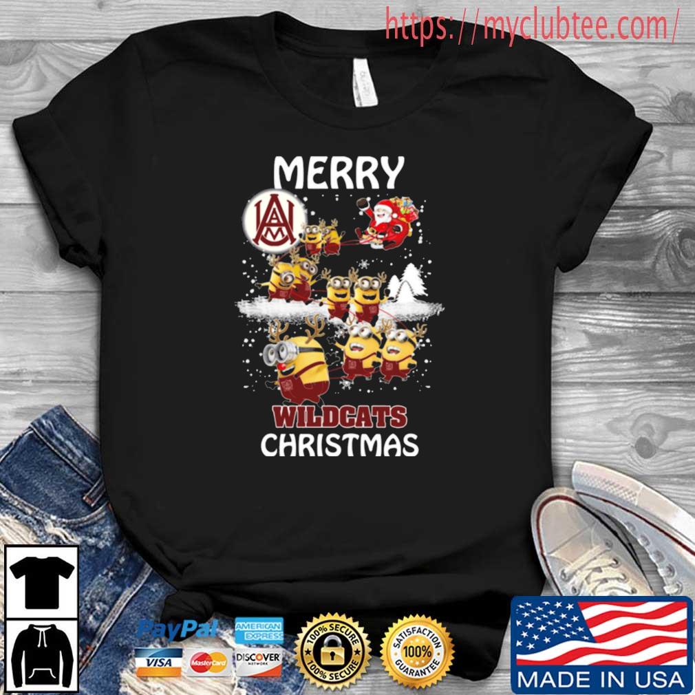 Official Minions Alabama AM Bulldogs Merry Christmas 2022 Sweater