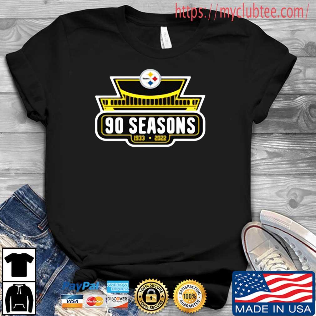 Official Pittsburgh Steelers 90th Season Logo 1933-2022 Shirt