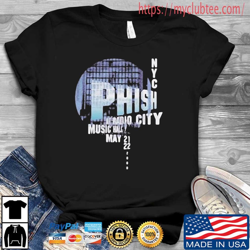 Phish Radio City 2000 May 21th And 22th Music Hall Shirt