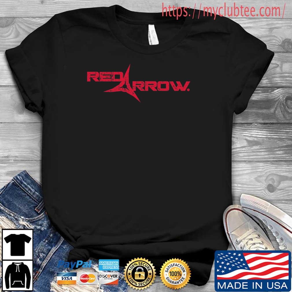 Red Arrow Grunge Logo Red Shirt