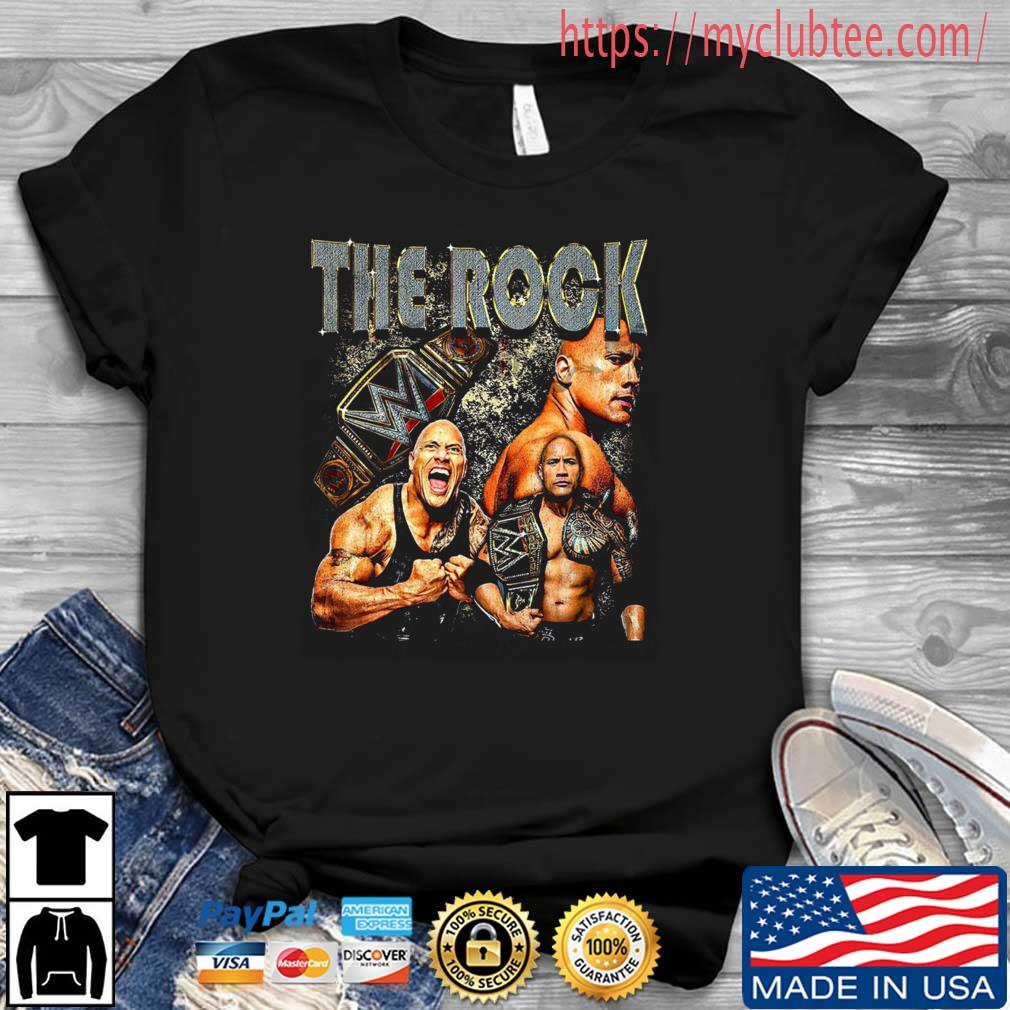 The Rock Vintage Dwayne Johnson WWE Shirt