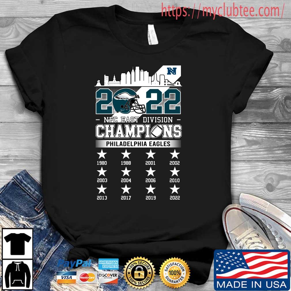 Original Philadelphia Eagles Skyline 2022 NFC East Division Champions  Shirt, hoodie, sweater, long sleeve and tank top