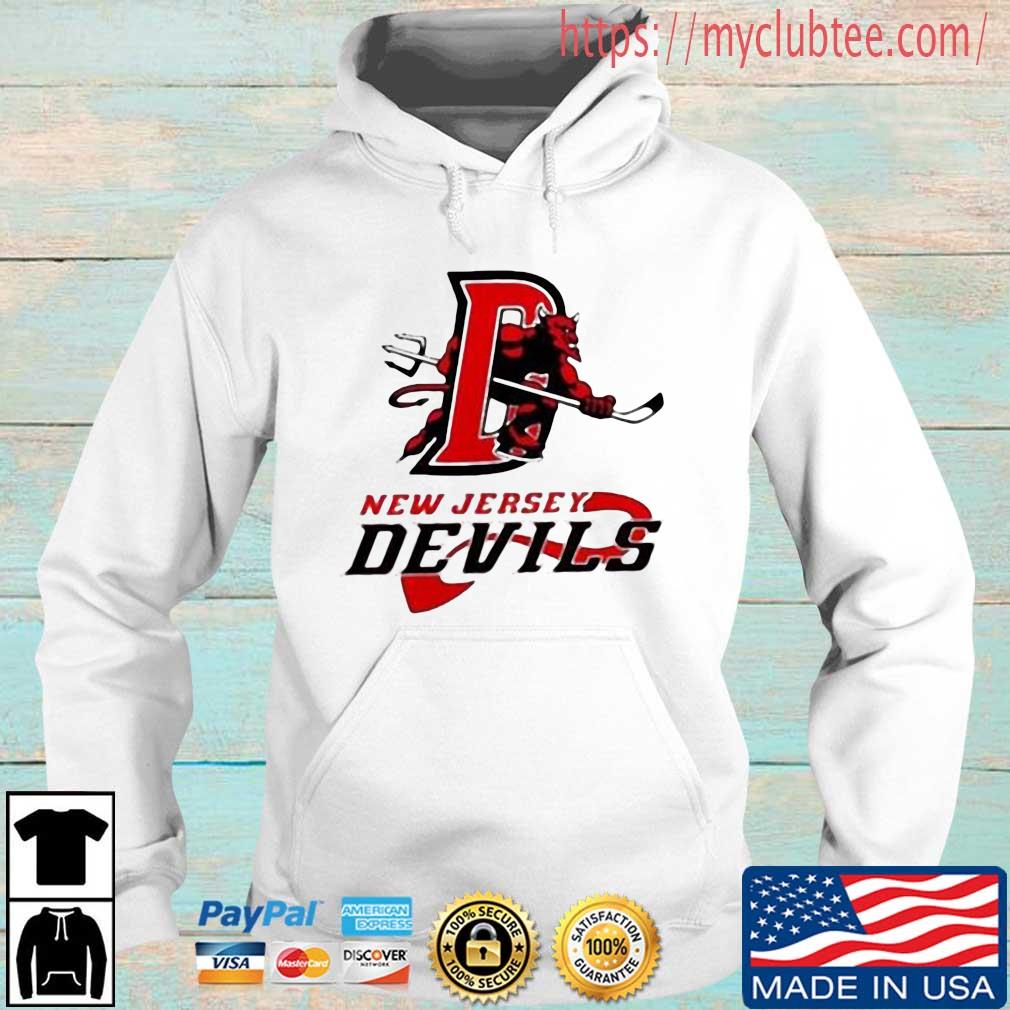 Vintage New Jersey Devils Ice Hockey 2023 Shirt Hoodie trang