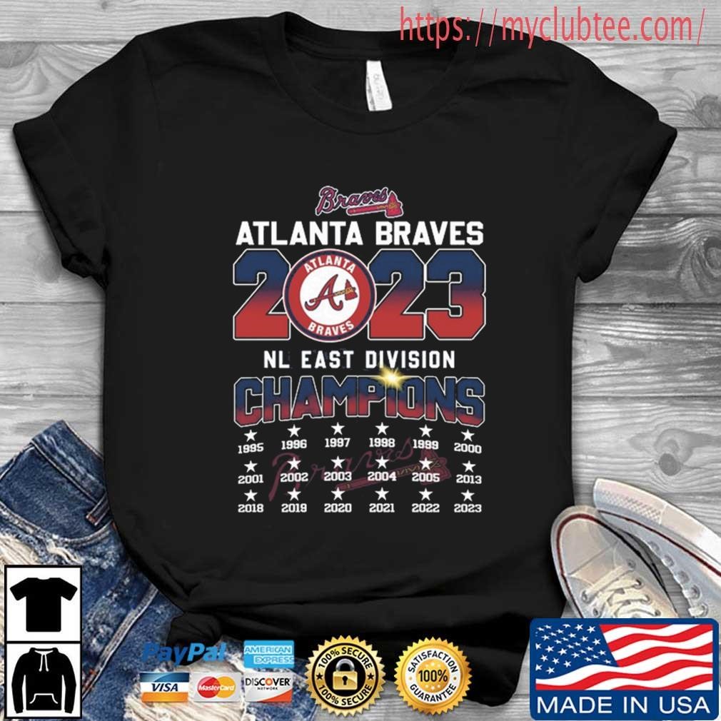 2022 NL east Division Champions Atlanta Braves 1995 2022 shirt