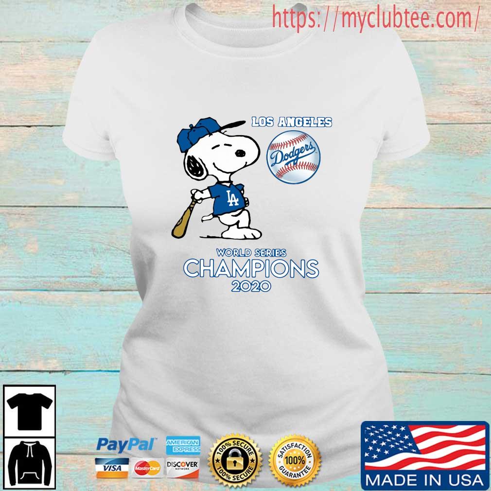 Snoopy Los Angeles Dodgers world series Champions 2020 sweater, hoodie ...
